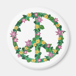 Íman Flores Florais - Sinais de Paz