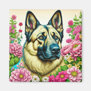 Íman Flores german shepherd e Whimsical