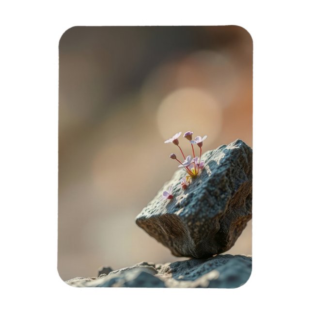 Íman Flores na Rocha (Vertical)