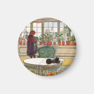 Íman Flores no muro de Carl Larsson