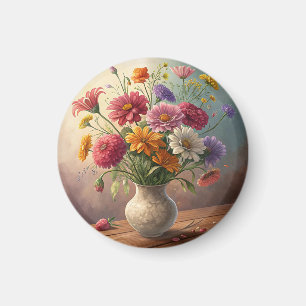 Íman Flores no vaso