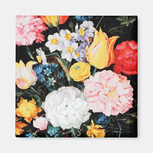 Íman Flores no Vaso, Jan Brueghel, o mais jovem (Frente)