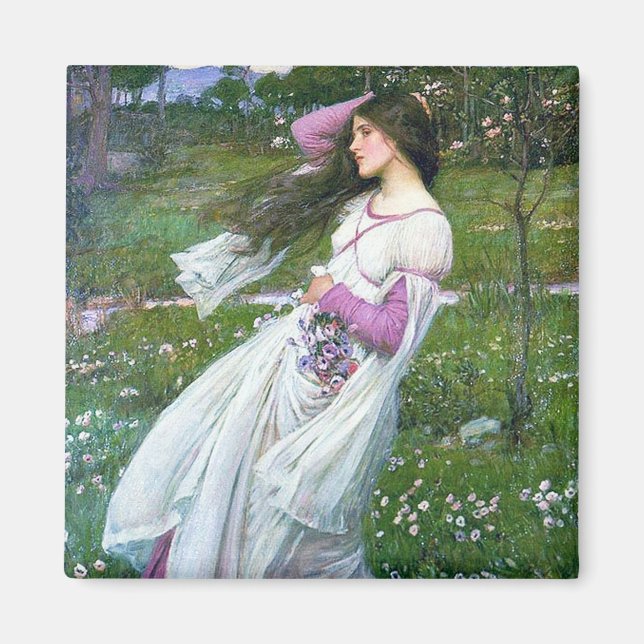 Íman Flores no Vento, John William Waterhouse (Frente)