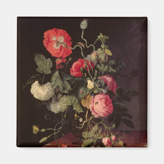 Íman Flores num Vaso de Vidro, 1667 (Frente)