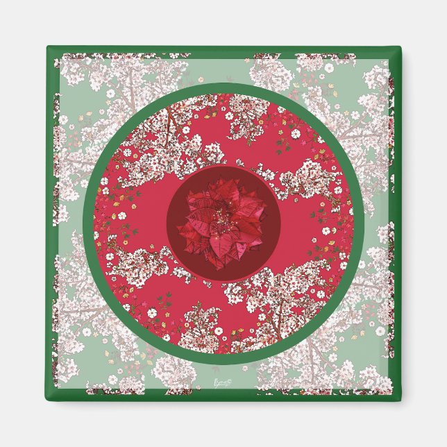 Íman Flores para o Natal (Frente)