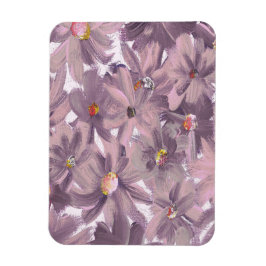 Íman Flores Pintadas Rosa Qualquer Cor