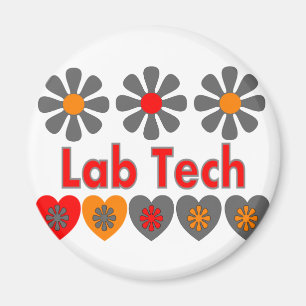 Íman Flores RETROS da tecnologia do laboratório
