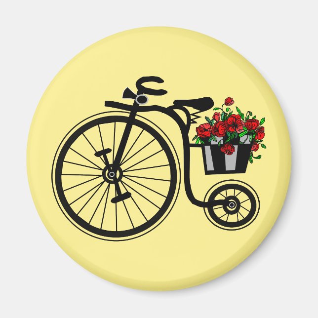 Íman Flores Românticas (Frente)