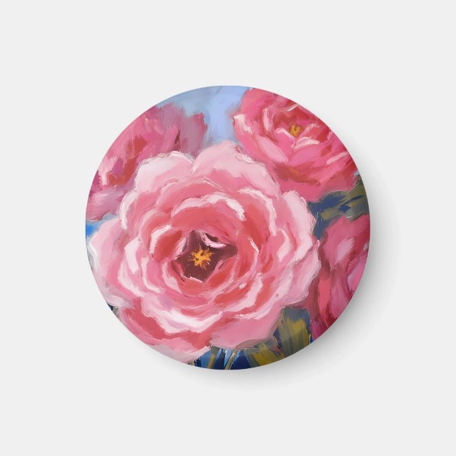 Íman Flores Rosa (Frente)