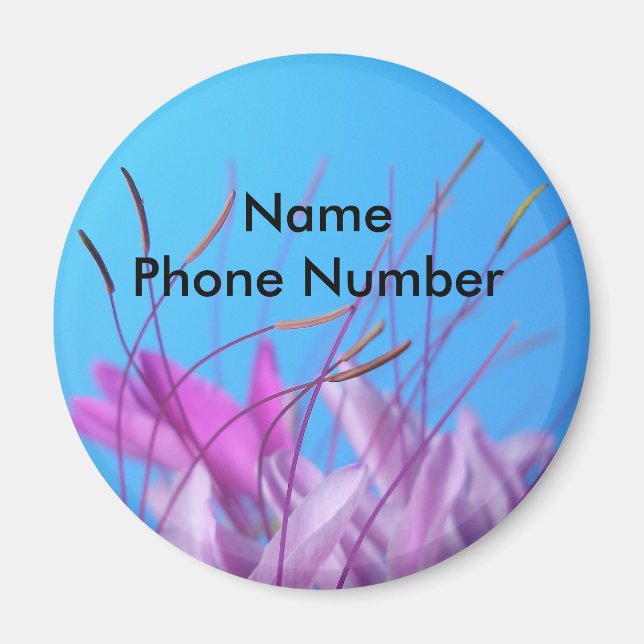 Íman Flores Rosa (Frente)