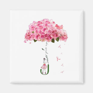 Íman Flores Rosa Frota Fita Brisa Luta de Consciência d