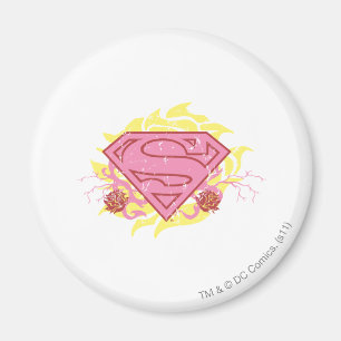 Íman Flores Rosa Supergirl
