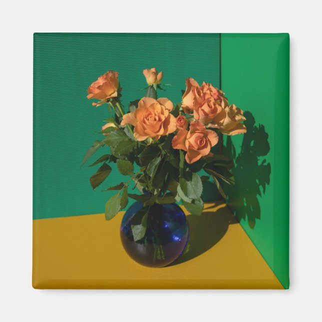 Íman Flores | Rosas em Vase (Frente)