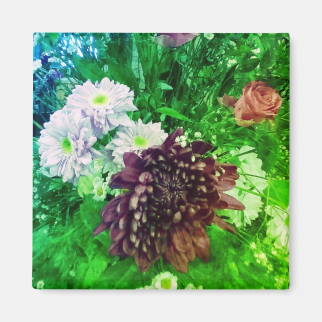 Íman Flores roxas (Frente)