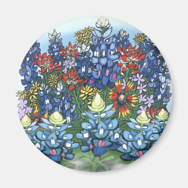 Íman Flores selvagens (Frente)