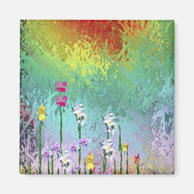 Íman Flores selvagens (Frente)