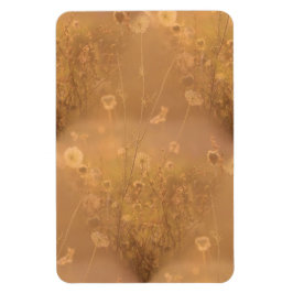 Íman Flores Selvagens com Brilho Laranja