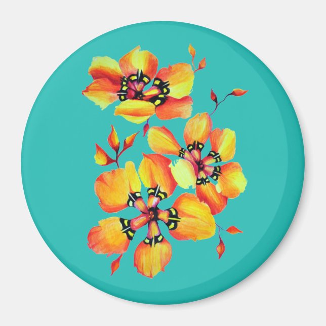 Íman Flores Sparaxis De Harlequin, A Aquarela Vitoriana (Frente)