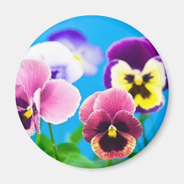 Íman Flores Viola Magnet (Frente)