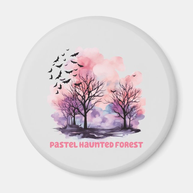 Íman Floresta assombrada por Pastel (Frente)
