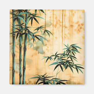 Íman Floresta de Bambu da Natureza Botânica Zen