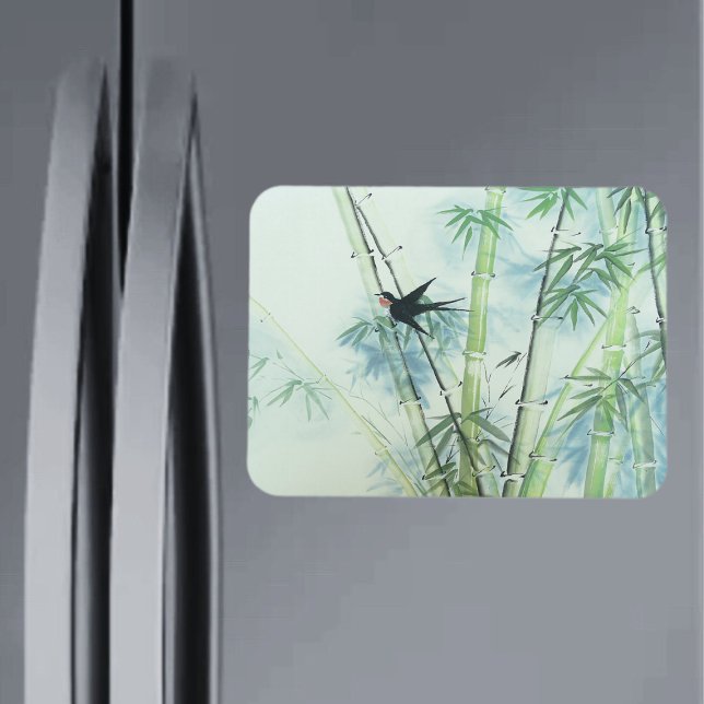 Íman Floresta de Bambu - verde (Criador carregado)