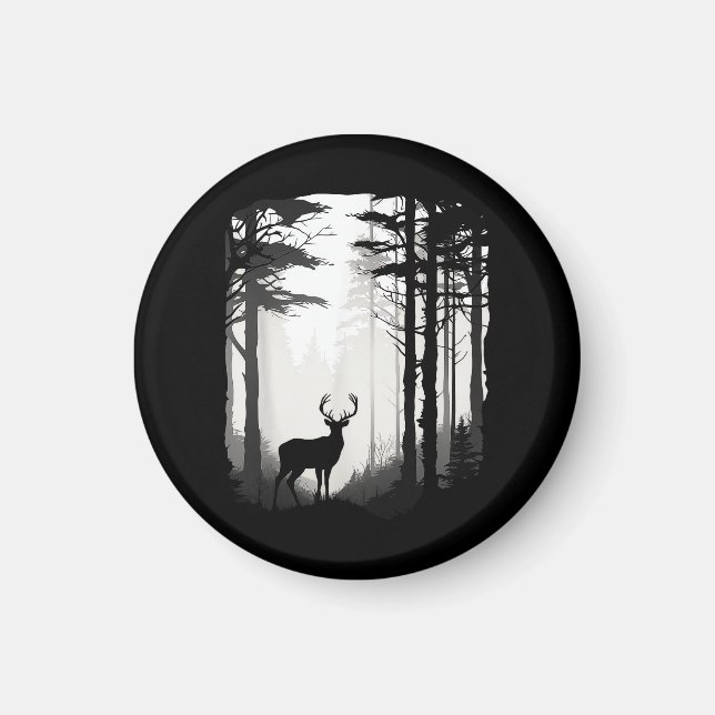 Íman Floresta de Cervos Vida Selvagem (Frente)