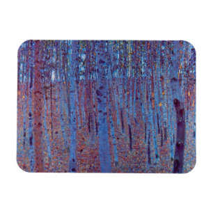 Íman Floresta de faia por Gustav Klimt, Vintage Art Nou