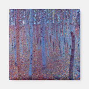 Íman Floresta de faia por Gustav Klimt, Vintage Art Nou