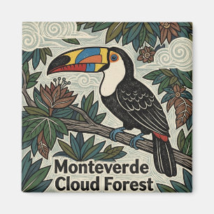 Íman Floresta de Nuvem Monteverde Tucano Costa Rica