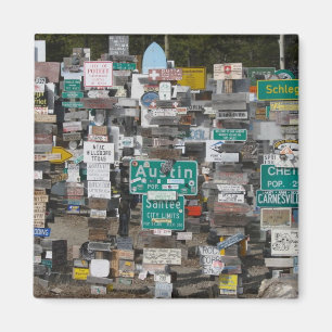 Íman Floresta do cargo de sinal do lago Watson