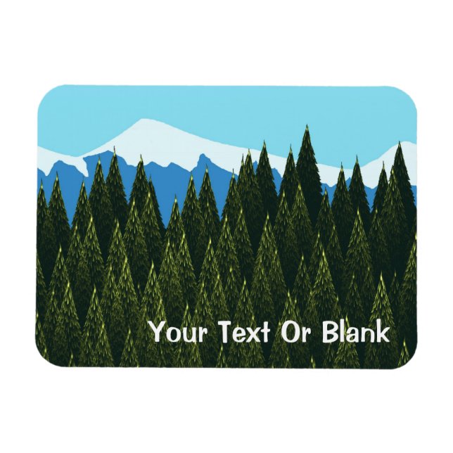 Íman Floresta Fractal (Horizontal)