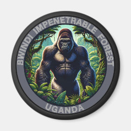 Íman Floresta Impenetrável de Bwindi Uganda