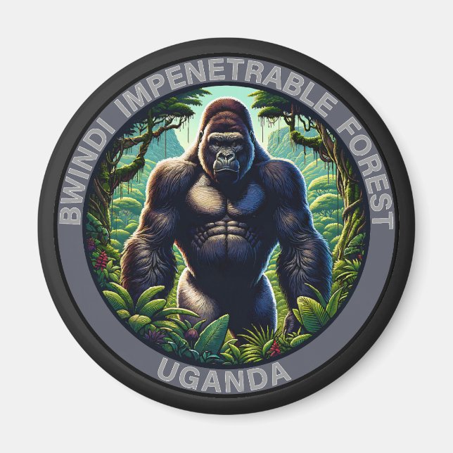 Íman Floresta Impenetrável de Bwindi Uganda (Frente)