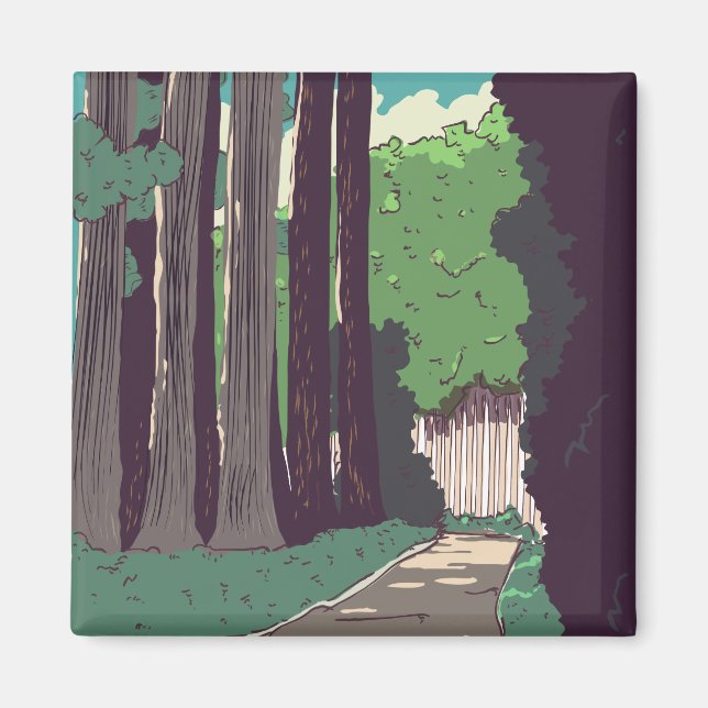 Íman Floresta Japonesa (Frente)