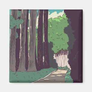 Íman Floresta Japonesa