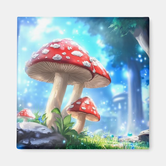 Íman Floresta Mushroom (Frente)
