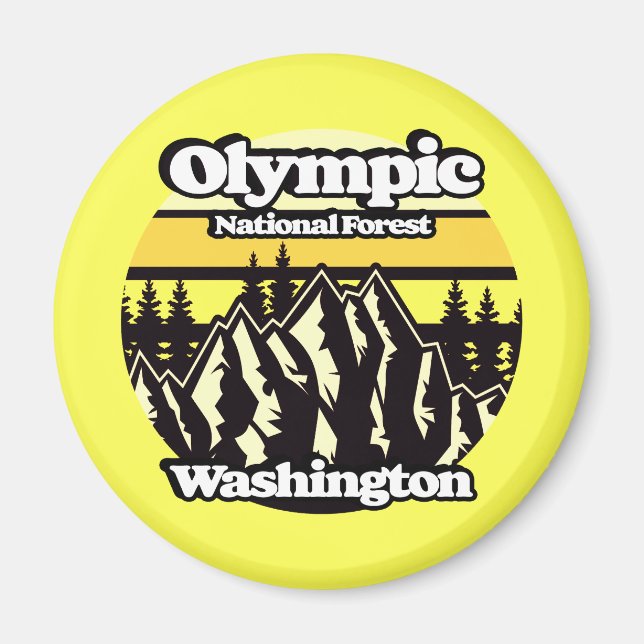 Íman Floresta Nacional olimpiadas, Washington (Frente)