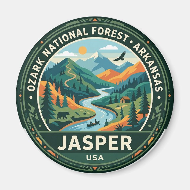 Íman Floresta Nacional Ozark EUA (Frente)