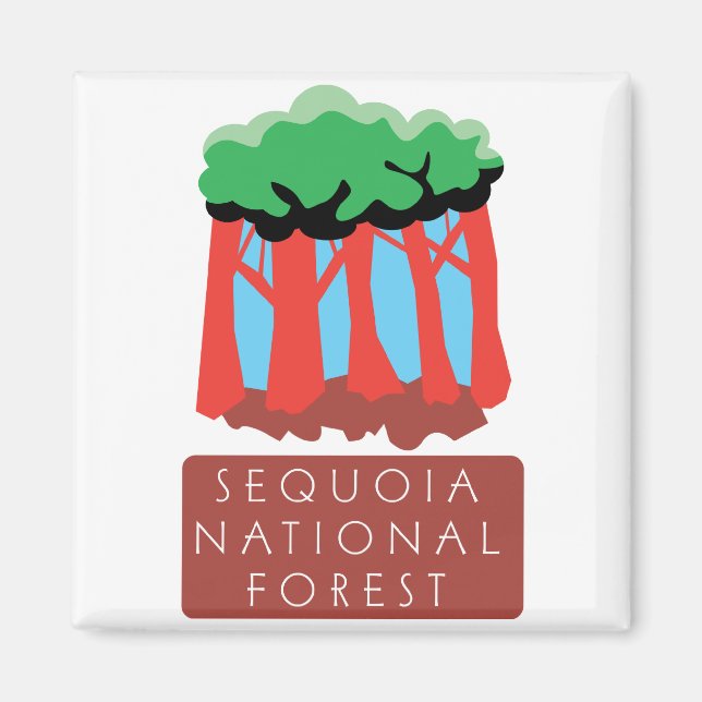 Íman Floresta Nacional Sequoia (Frente)