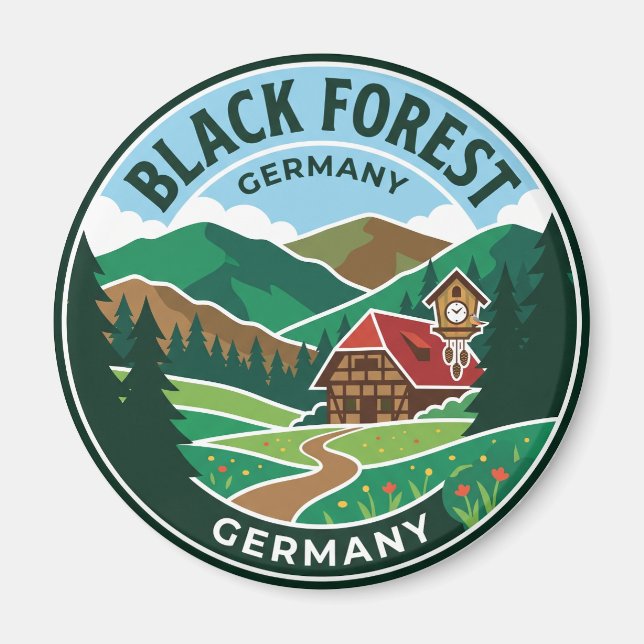 Íman Floresta Negra Alemanha (Frente)