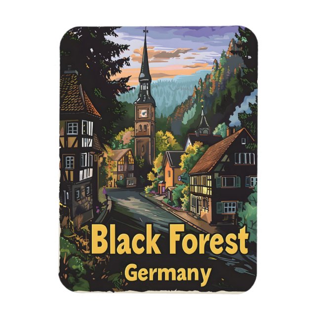 Íman Floresta Negra Alemanha (Vertical)