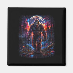 Íman Floresta retrô sasquatch bigfoot caminhada naturez