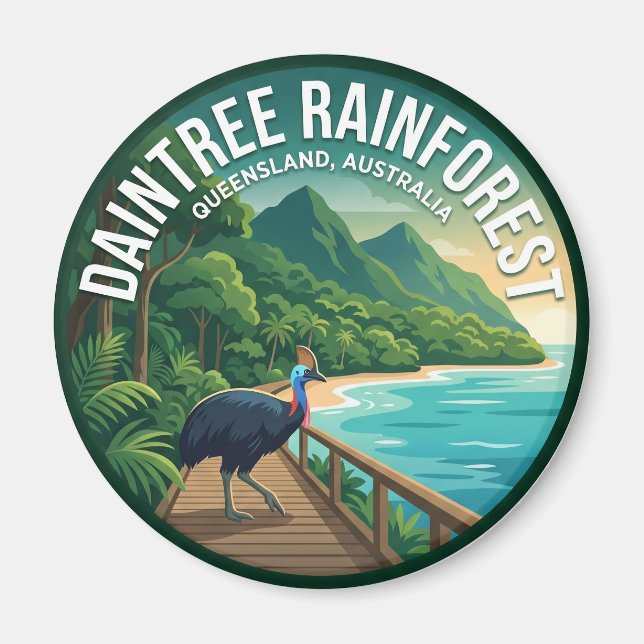 Íman Floresta Tropical de Daintree Austrália (Frente)