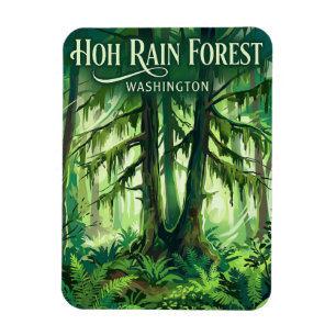 Íman Floresta Tropical Hoh Washington