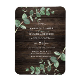 Íman Floresta verde Eucalyptus madeira botânica e escur