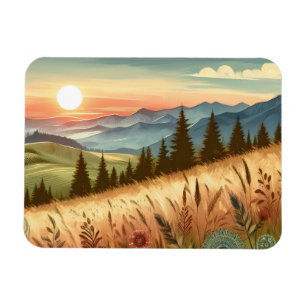 Íman Florestas de Montanha - País Boho Natureza