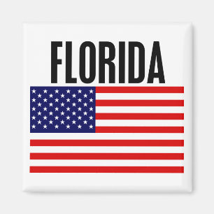 Íman Florida, bandeira dos Estados Unidos