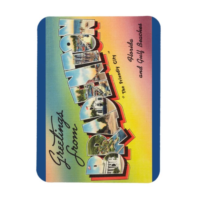 Íman Flórida, Bradenton Magnet (Vertical)