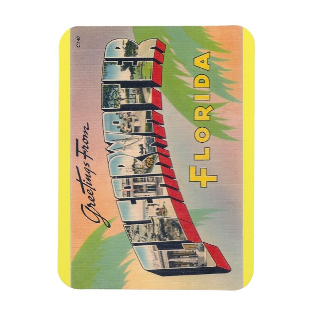 Íman Florida, Clearwater Magnet (Vertical)